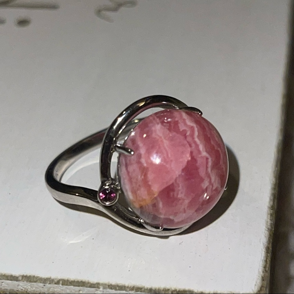 .925 Sterling Silver Gemstone Ring